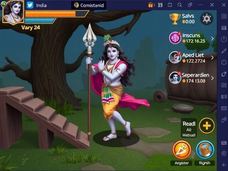 Krishna Mythical Hero gameplay screenshot